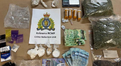 Cannabis, cocaine and fentanyl seized in 'aggressive' crackdown in downtown Kelowna
